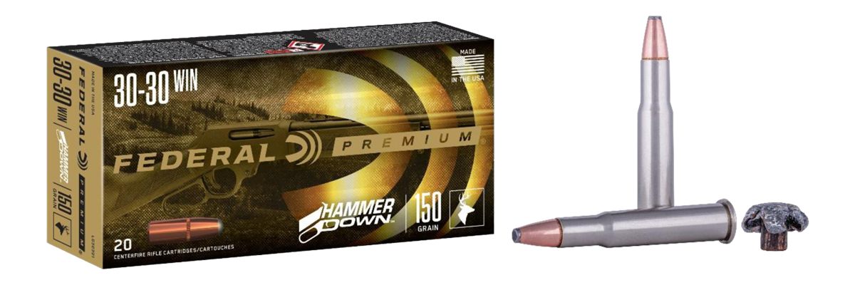 Federal Ammo LG30301 Premium HammerDown 30 Win 150gr Bonded Soft Point 20 P