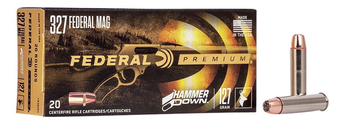 Federal LG327F1 Premium HammerDown 327 127gr Bonded Hollow Point 20 Per Box