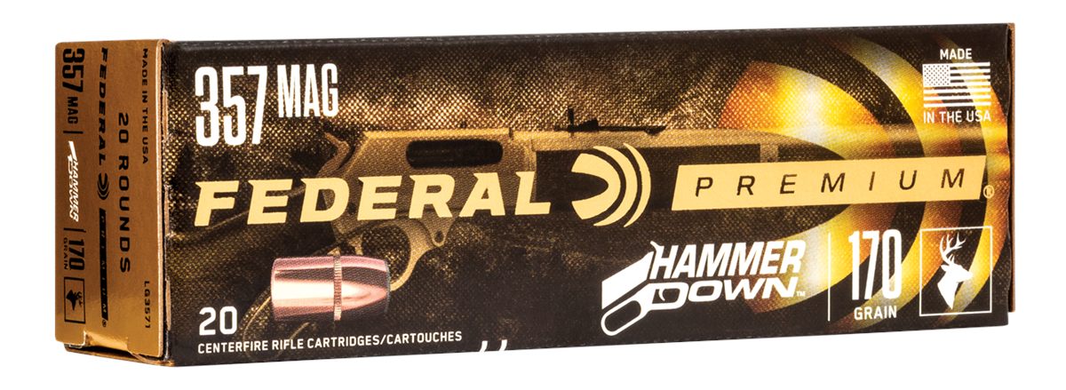 Federal LG3571 Premium HammerDown 357 Mag 170gr Bonded Hollow Point 20 Per