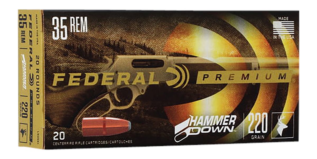 Federal LG35R1 Premium HammerDown 35 Rem 220gr Bonded Hollow Point 20 Per B