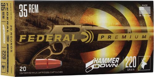 Federal LG35R1 Premium HammerDown 35 Rem 220gr Bonded Hollow Point 20 Per B view 3