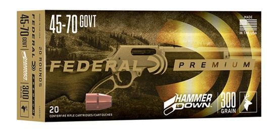 Federal LG45701 Premium HammerDown 45-70 Gov 300gr Bonded Soft Point 20 Per view 3