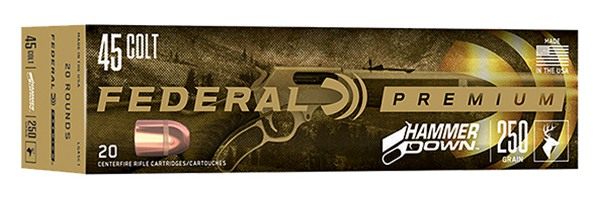 Federal LG45C1 Premium HammerDown 45 Colt 250gr Bonded Hollow Point 20 Per view 2