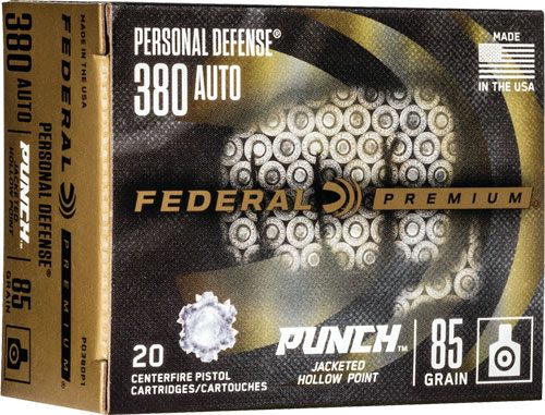 Federal PD380P1 Punch Personal Defense 380ACP 85gr Jacketed Hollow Point 20 view 6
