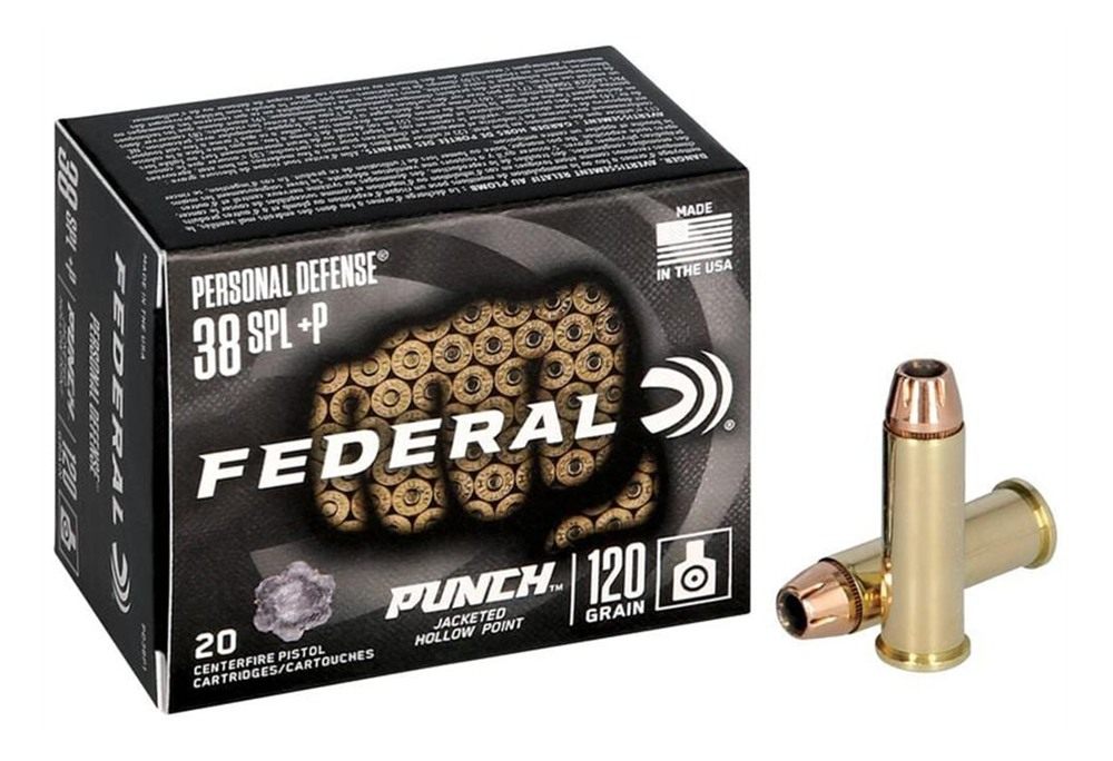 Federal PD38P1 Punch Personal Defense 38 Special+P 120gr Jacketed Hollow Po view 4