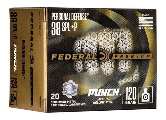 Federal PD38P1 Punch Personal Defense 38 Special+P 120gr Jacketed Hollow Po view 5