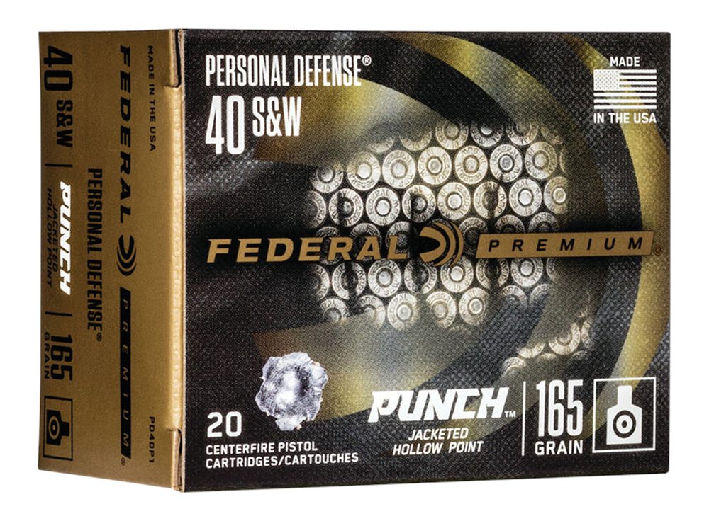 Federal PD40P1 Punch Personal Defense 40S W 165gr Jacketed Hollow Point 20 view 3