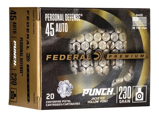 Federal PD45P1 Punch Personal Defense 45ACP 230gr Jacketed Hollow Point 20 view 6