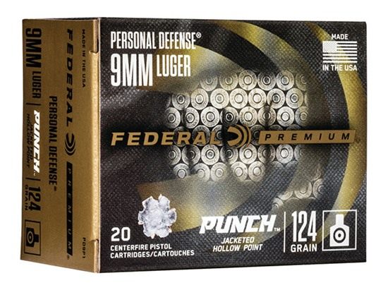 Federal PD9P1 Punch Personal Defense 9mmLuger 124gr Jacketed Hollow Point 2 view 8