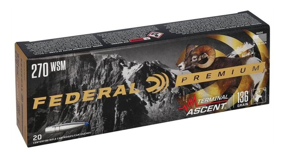 Federal P270WSMTA1 Premium Terminal Ascent 270WSM 136gr 20 Per Box/10 Case view 2