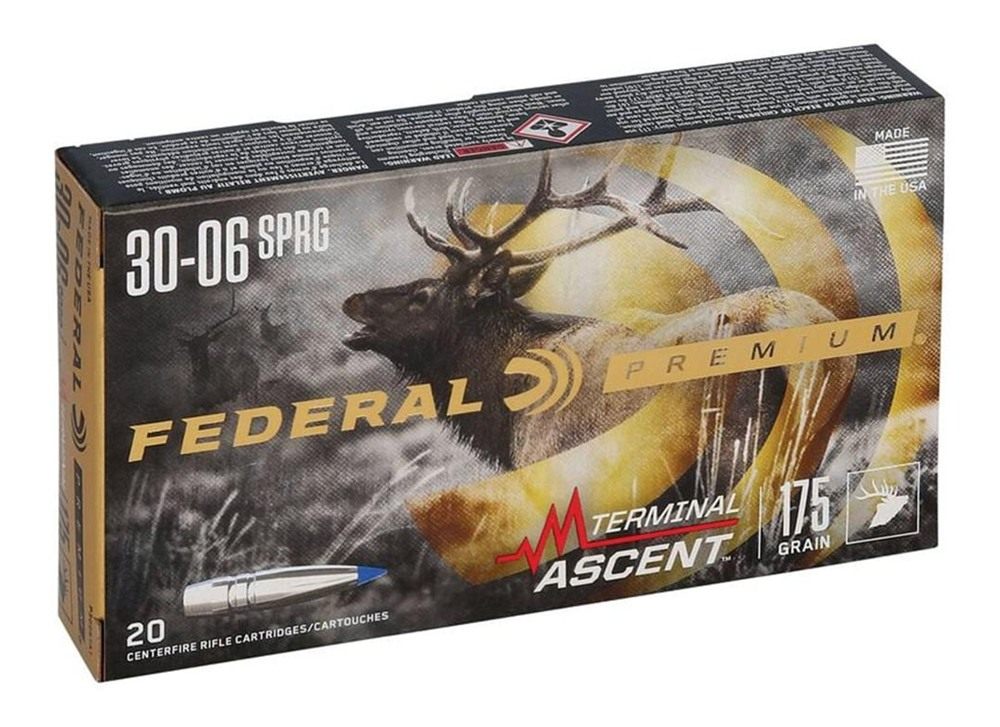 Federal P3006TA1 Premium Terminal Ascent 30-06 Springfield 175gr 20 Per Box