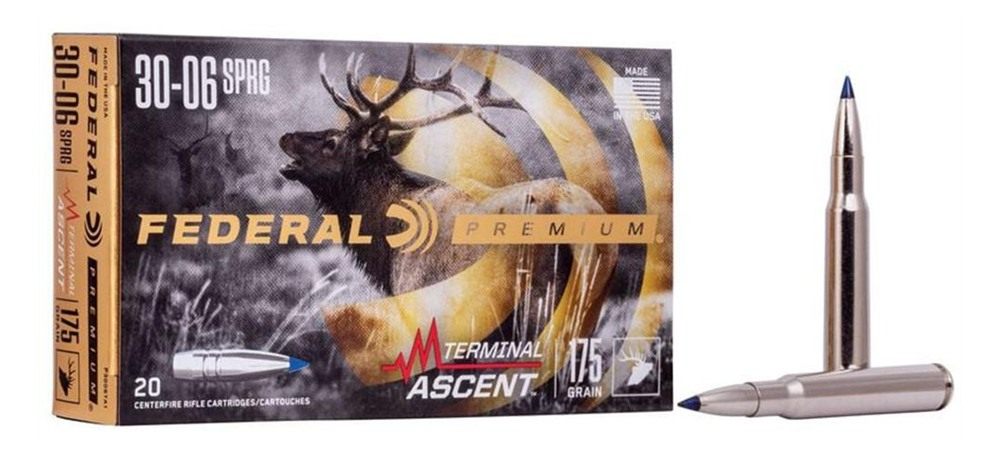 Federal P3006TA1 Premium Terminal Ascent 30-06 Springfield 175gr 20 Per Box view 3