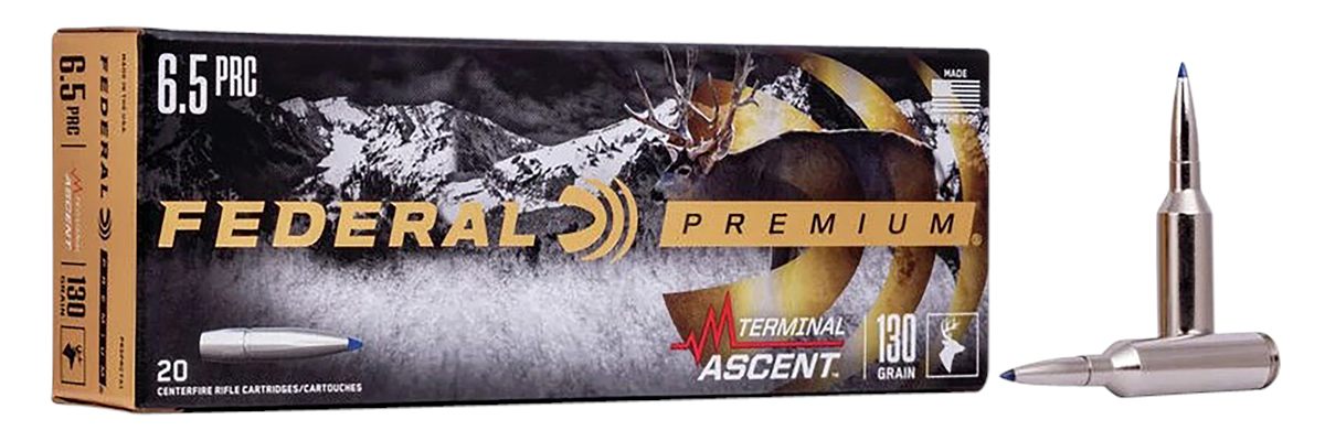Federal P65PRCTA1 Premium Terminal Ascent 6.5PRC 130gr 20 Per Box/10 Case