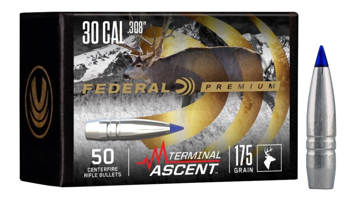 Federal Cartridge PB308TA1 Premium Terminal Ascent Component 30 Cal 175gr 5