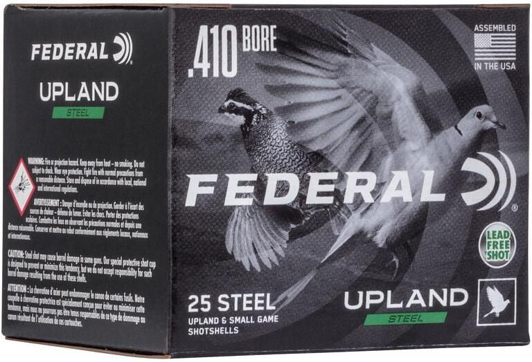 Federal USH4106 Upland Field Range 410 Gauge 3in 3/8oz 6 Shot 25 Per Box/10 view 2