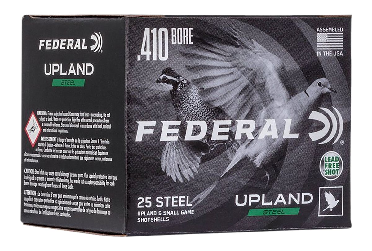 Federal USH41075 Upland Field Range 410 Gauge 3in 3/8oz 7.5 Shot 25 Per Box