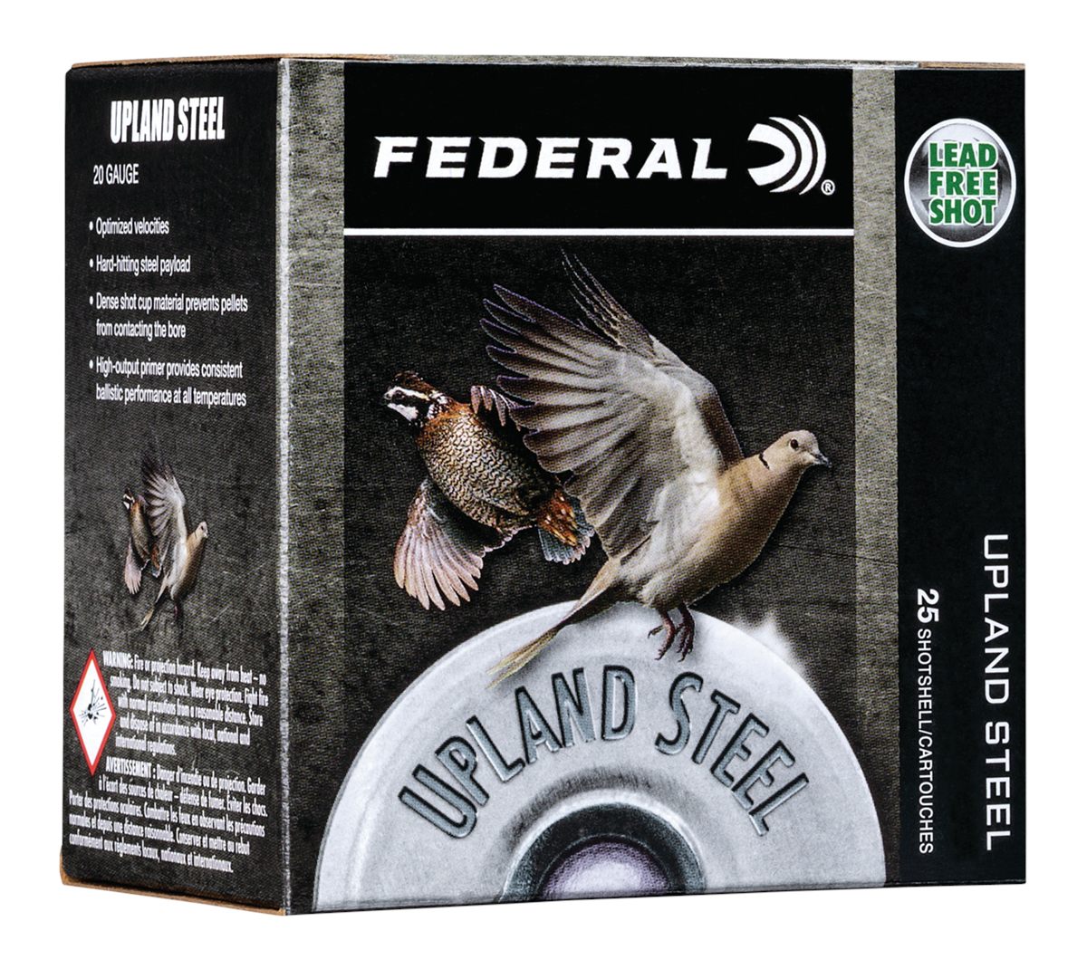 Federal USH286 Upland Field Range 28 Gauge 2.75in 5/8oz 6 Shot 25 Per Box/1