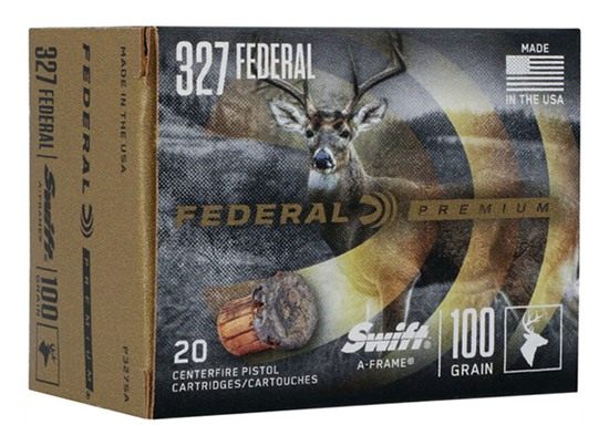 Federal Swift A- Handgun Ammunition .327 Mag 100gr JHP 1500 fps 20/ct view 2