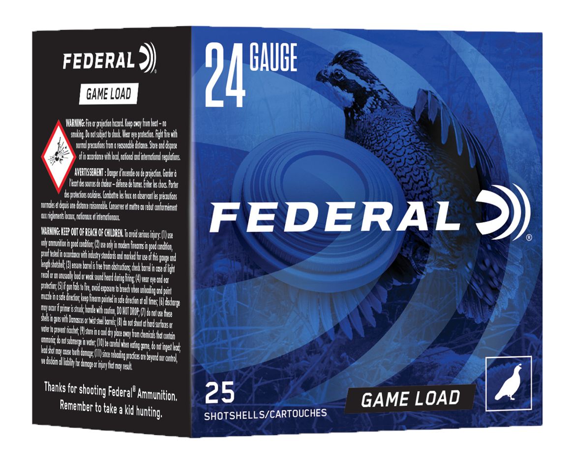 Federal Ammo N1248 Game-Shok Heavy Field 24 Gauge 2.50in 11/16oz 8 Shot 25