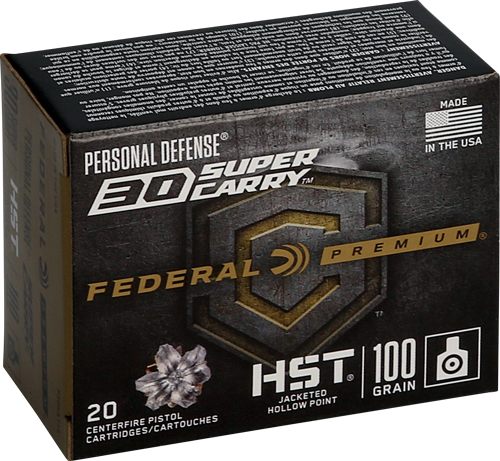 Federal Cartridge P30HST1S Premium Personal Defense 30 Super Carry 100gr HS view 2