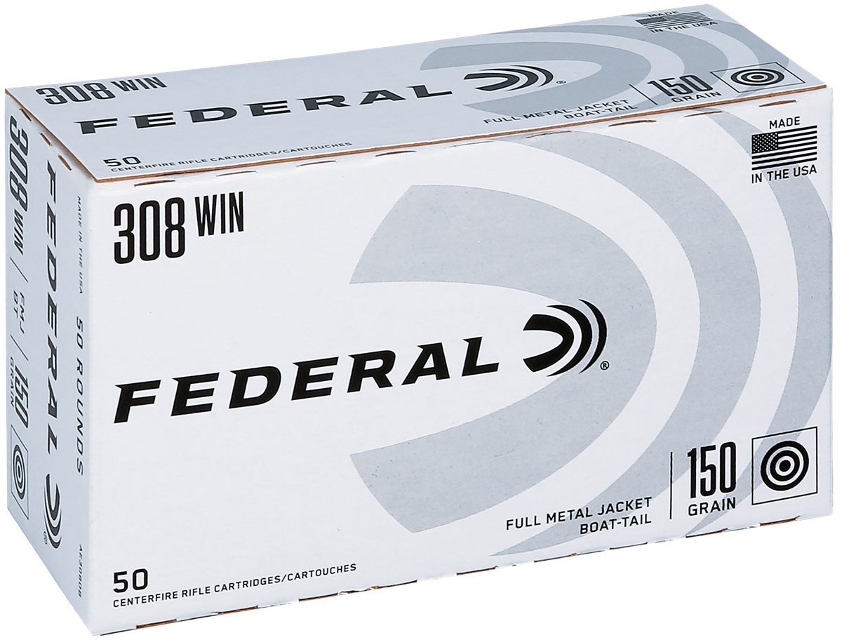 Federal AE308DB American Eagle 308 Win 150gr Full Metal Jacket 50 Per Box/5