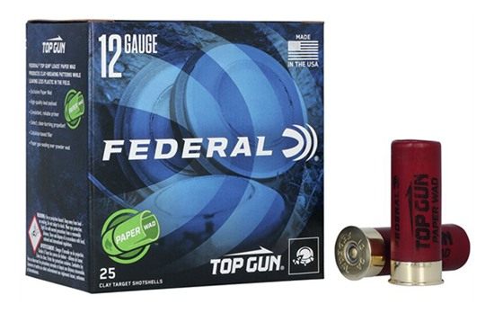 Federal TG12W75 Top Gun Paper Wad 12 Gauge 2.75in 1 1/8oz 7.5 Shot 25 Per B view 2
