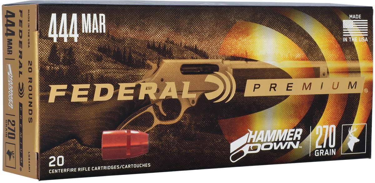 Federal LG444M1 Premium HammerDown 444 Marlin 270gr Bonded Hollow Point 20