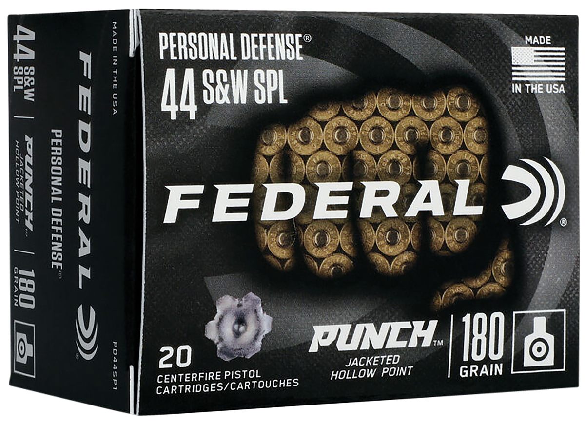 Federal PD44SP1 Punch Personal Defense 44S W Spl 180gr Jacketed Hollow Poin view 2