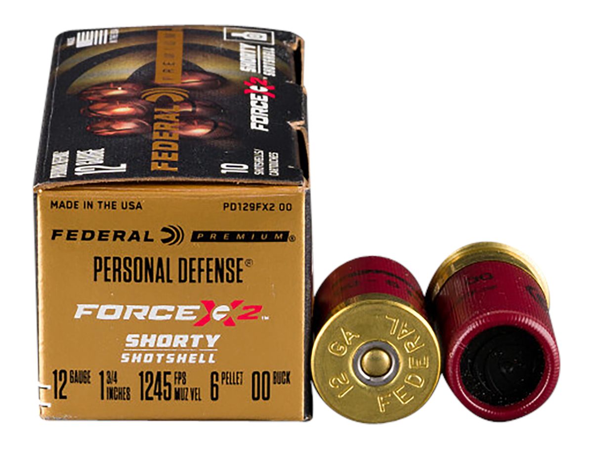 Federal PD129FX200 Premium Force X2 12 Gauge 1.75in 6 Pellets 00 BuckShot 1