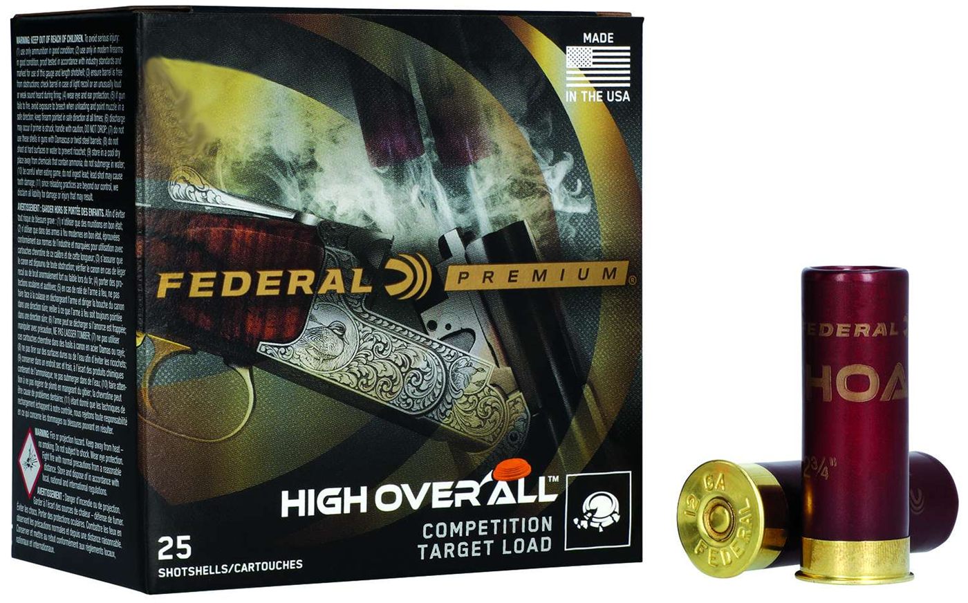 Federal Cartridge HOA20H75 Premium High Over All 20 Gauge 2.75in 7/8oz 7.5