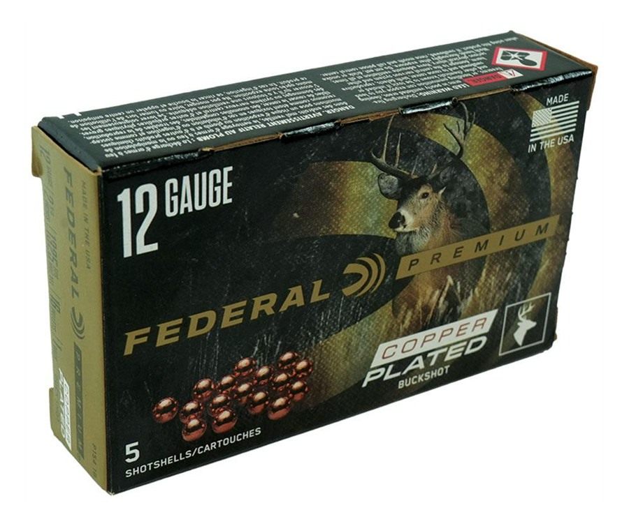 Federal P1541B Premium Max Buck 12 Gauge 2.75in 1 16 Pellets 5 Per Box/50 C view 3
