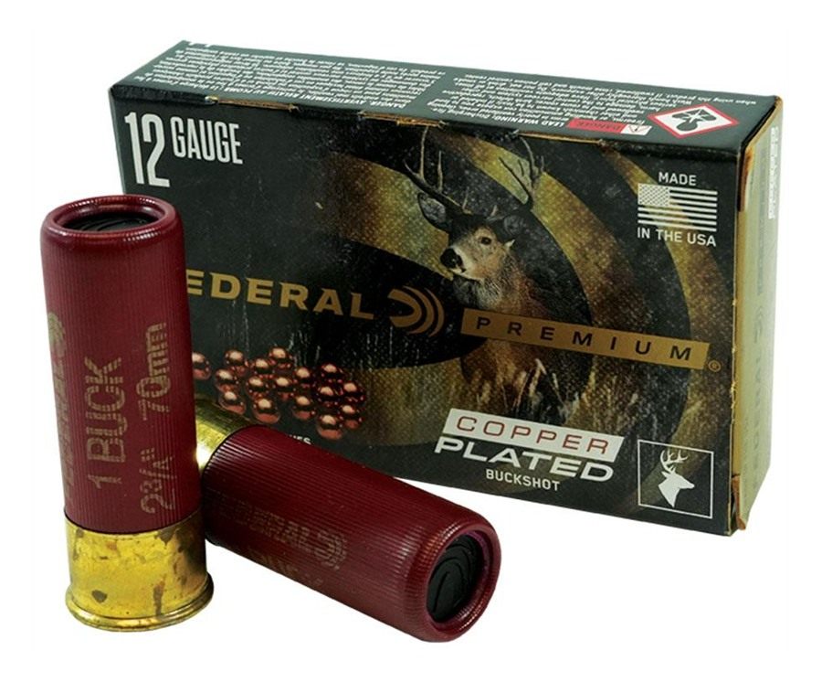Federal P1541B Premium Max Buck 12 Gauge 2.75in 1 16 Pellets 5 Per Box/50 C view 4