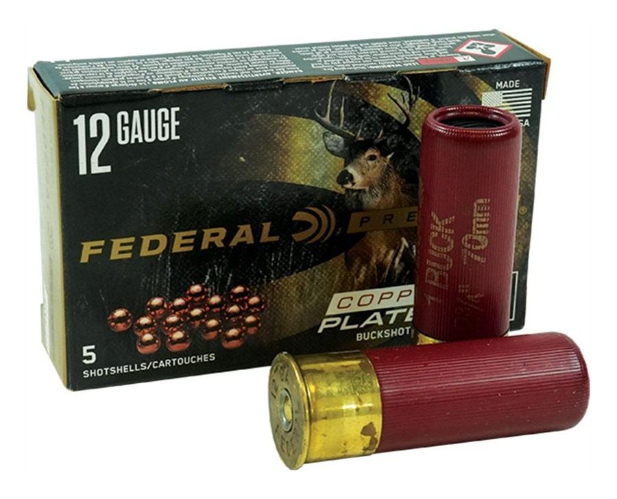 Federal P1541B Premium Max Buck 12 Gauge 2.75in 1 16 Pellets 5 Per Box/50 C view 5