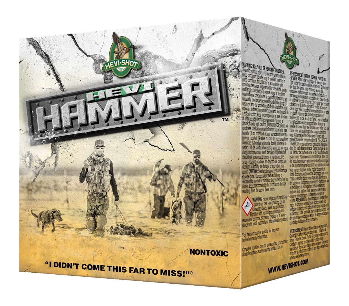 Hevi-Shot HS28388 12 Gauge 3.50in 1 1/2oz Steel/Bismuth BBShot 25 Per Box/1