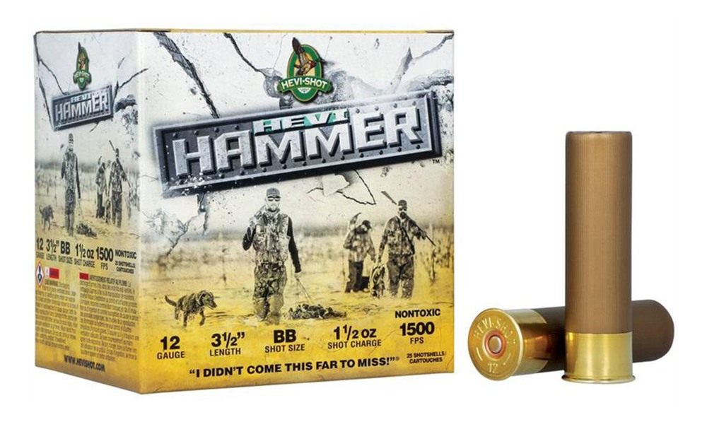 Hevi-Shot HS28388 12 Gauge 3.50in 1 1/2oz Steel/Bismuth BBShot 25 Per Box/1 view 4