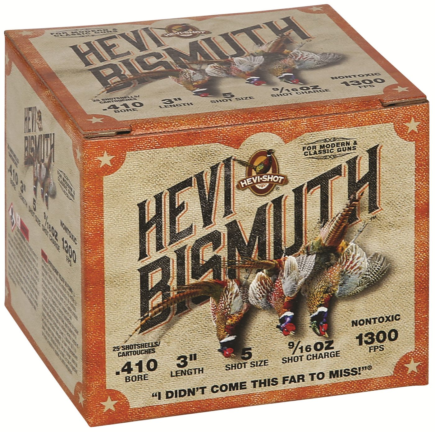 Hevi Shot HS19715 Upland 410 Gauge 3in 9/16oz Bismuth 5 25 Per Box/10 Case