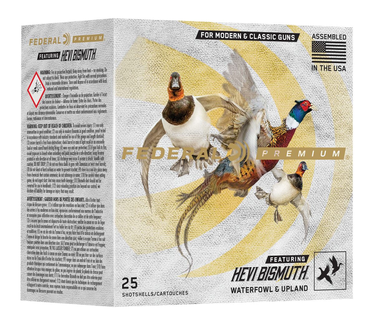 Federal Cartridge PHBX1384 Premium Hevi-Bismuth 12 Gauge 3in 1 3/8oz 4 Shot
