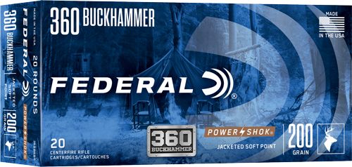 Federal 360BHBS Power-Shok Buckhammer 360 200gr Jacketed Soft Point 20 Per view 2