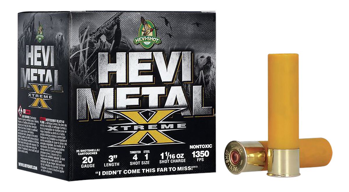 Hevi-Shot HS39202 Extreme 20 Gauge 3in 1 1/16oz Steel/Tungsten 4/1 25 Per B