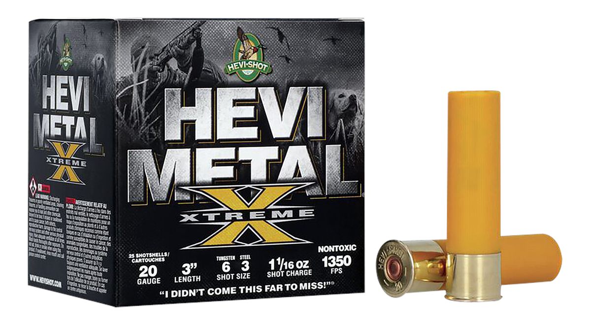Hevi-Shot HS39206 Extreme 20 Gauge 3in 1 1/16oz Steel/Tungsten 6/3 25 Per B