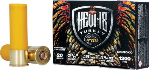 Hevi Shot TSS Turkey 20ga 2-3/4in 1/4oz 1200 fps 9 5/ct view 2