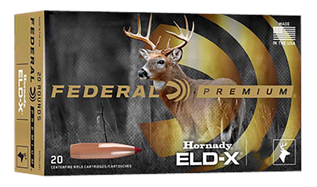 Federal Ammo P3006ELDX1 Premium ELD-X 30-06 Springfield 178gr 20 Per Box/10