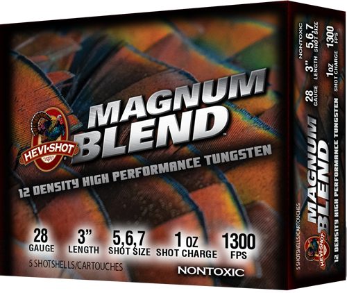 Hevishot HS28567 Hevi-18 TSS Turkey 28 Gauge 3in 1 1/4oz Tungsten 5/6/7 Sho view 2