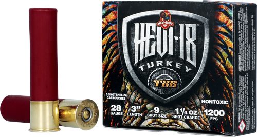 Hevi Shot HS7289 TSS Turkey 28 Gauge 3in 1 1/4oz Tungsten 9 5 Per Box/10 Ca view 2