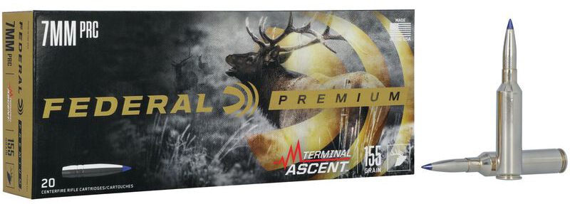 Federal Cartridge P7PRCTA1 Premium Terminal Ascent 7mmPRC 155gr 20 Per Box/ view 2