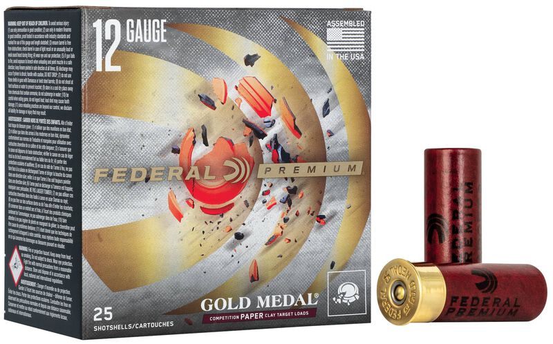Federal GMT12175 Premium Paper Wad 12 Gauge 2.75in 1oz 7.5 Shot 25 Per Box/ view 2