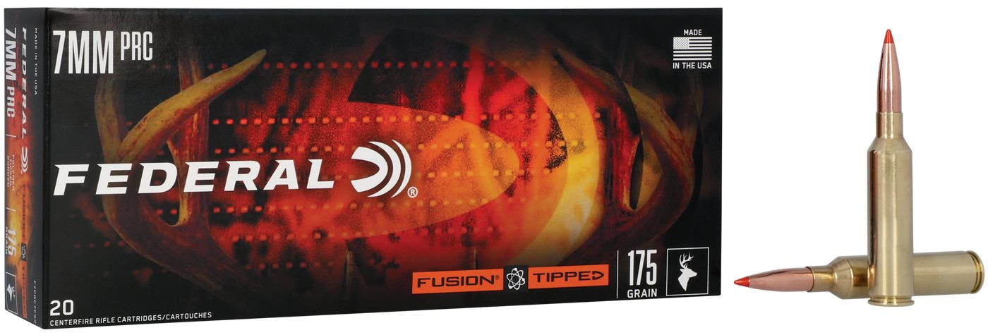 Federal F7PRCTFS2 Fusion 7mmPRC 175gr Bonded Soft Point 20 Per Box/10 Case