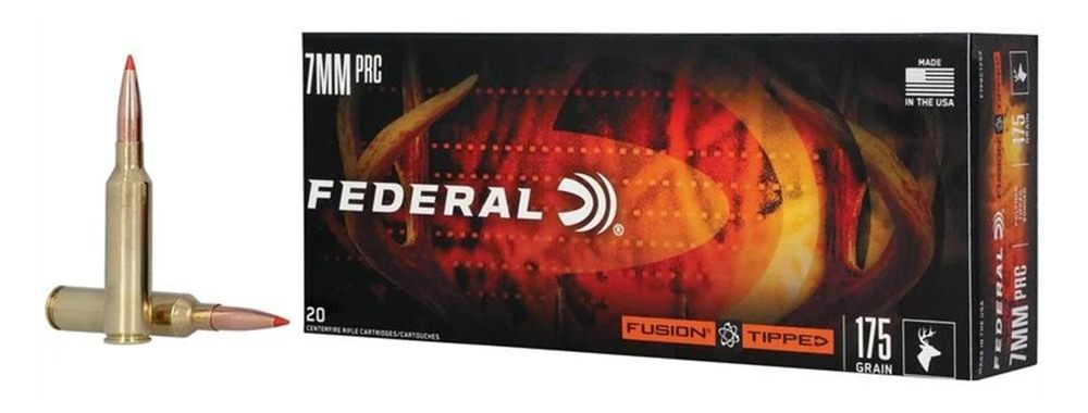 Federal F7PRCTFS2 Fusion 7mmPRC 175gr Bonded Soft Point 20 Per Box/10 Case view 2