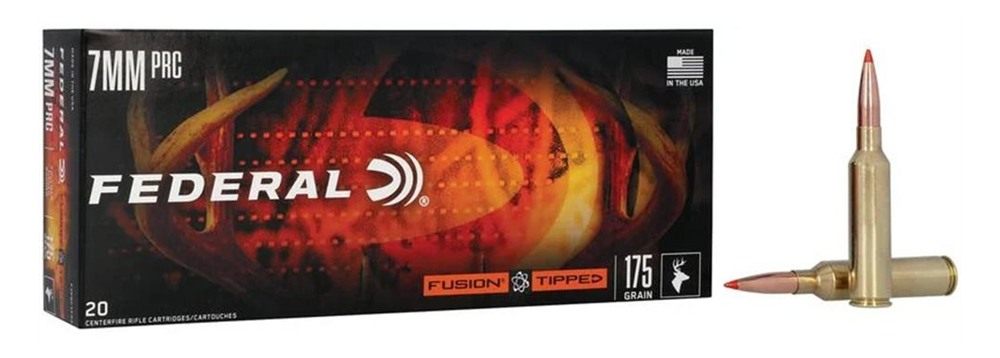 Federal F7PRCTFS2 Fusion 7mmPRC 175gr Bonded Soft Point 20 Per Box/10 Case view 3