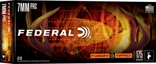 Federal F7PRCTFS2 Fusion 7mmPRC 175gr Bonded Soft Point 20 Per Box/10 Case view 4